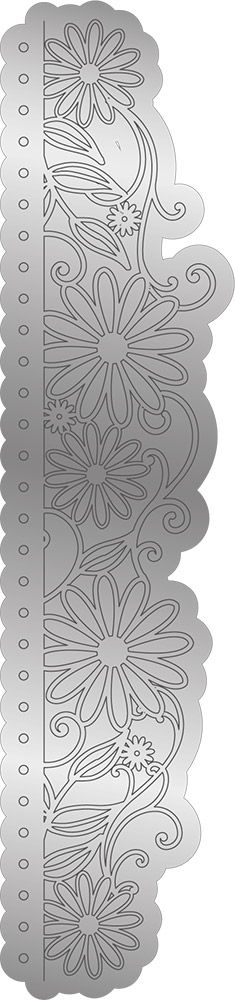 Crafter's Companion - Gemini Die - Edge'ables - Ditsy Daisies - 1pc