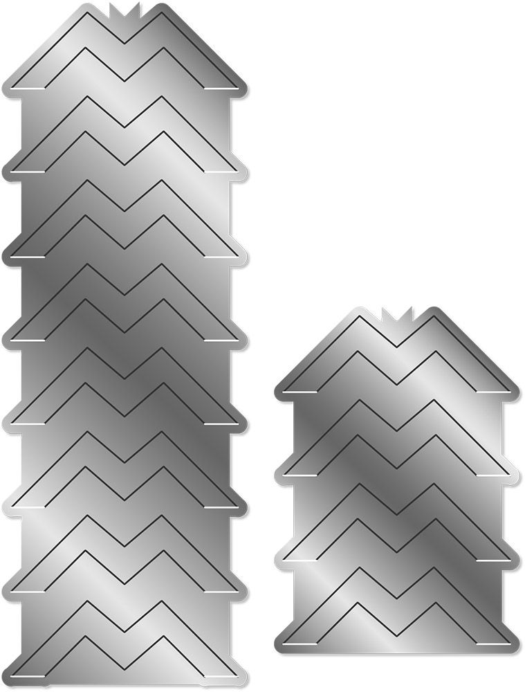 Gemini Elements Lattice Folding Dies - Double Diamond