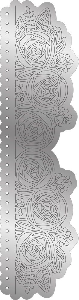 Gemini Edgeable Timeless Border Die - Rose Garden