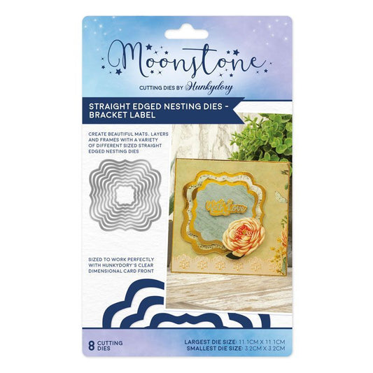 Moonstone Nesting Dies - Bracket Label