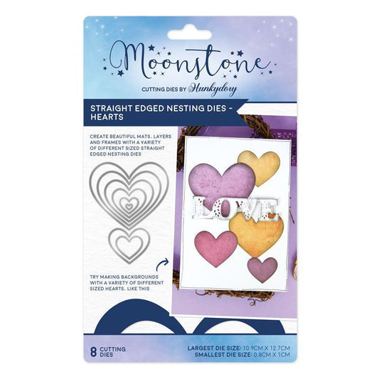Moonstone Nesting Dies - Hearts