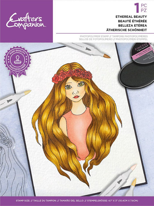 Crafters Companion Natural Beauty Photopolymer Stamp - Ethereal Beauty