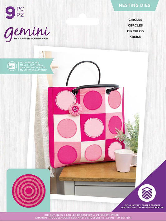 Gemini - Multi Media Die - Nesting Circles