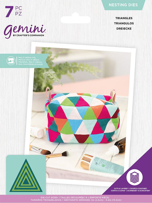 Gemini - Multi Media Die - Nesting Triangles