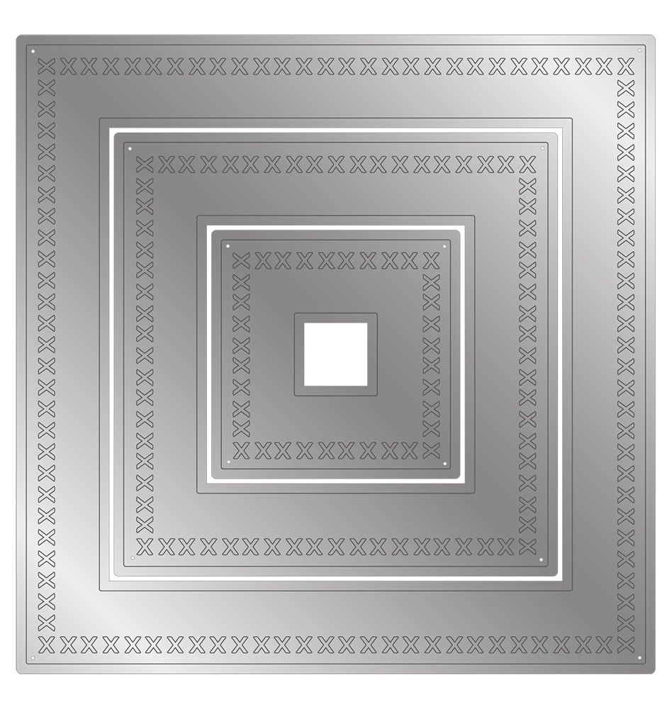 Square Frame Die Gemini Elements Nesting Frame Die - Cross Stitch Square – Crafty Granny