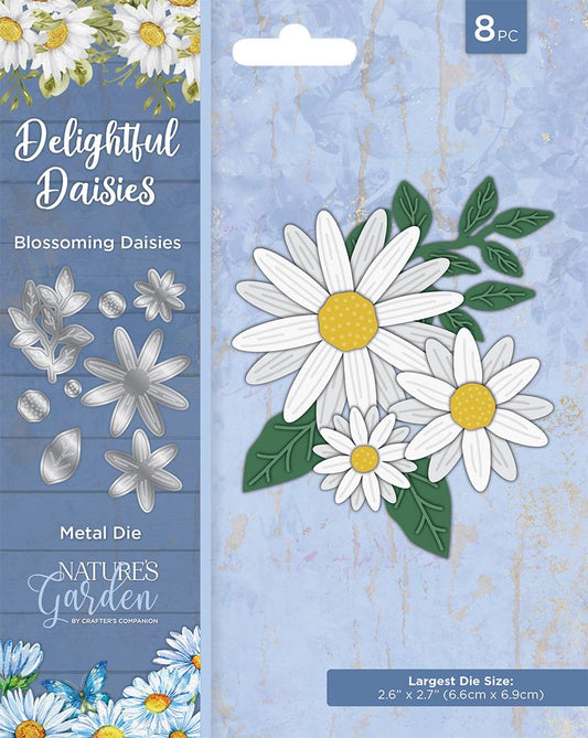 Natures Garden Delightful Daisies Die - Blossoming Daisies