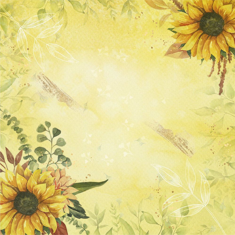 Natures Garden Sunflower Collection - 6x6 Paper Pad