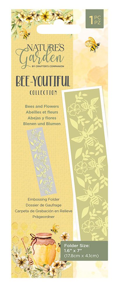 Embossing Border Folder - Bees and Flowers