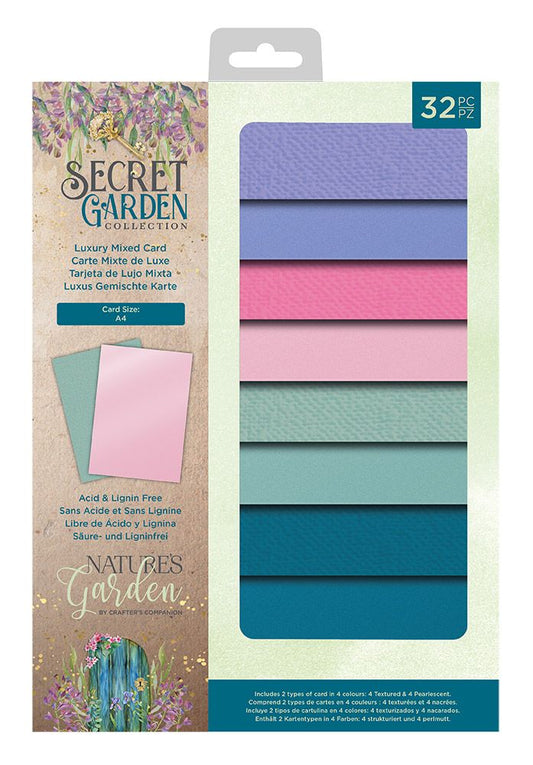 Secret Garden - A4 Luxury Mixed Cardstock