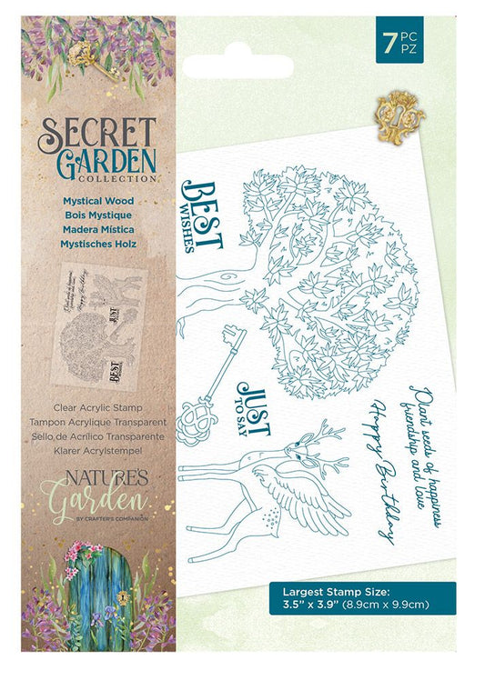 Natures Garden - Secret Garden - Stamp - Mystical Wood