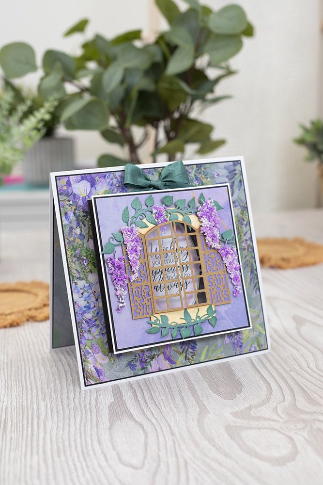Natures Garden Wisteria Collection - 6x6" decoupage topper pad