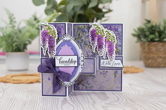 Natures Garden Wisteria Collection Stamp & Die - Wisteria Blossom