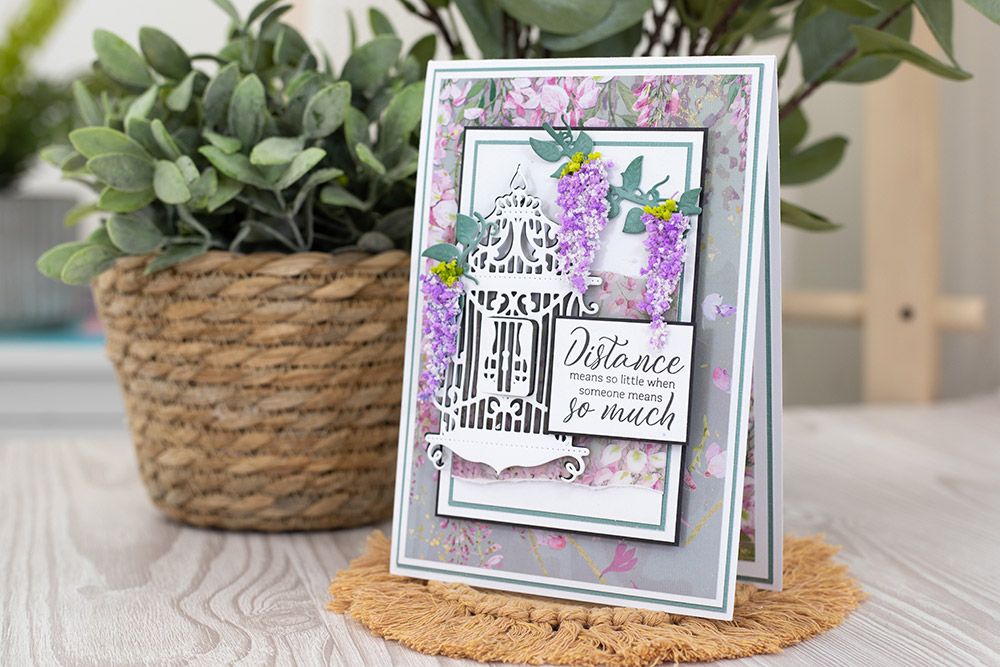 Natures Garden Wisteria Collection Acrylic Stamp - Today and Always