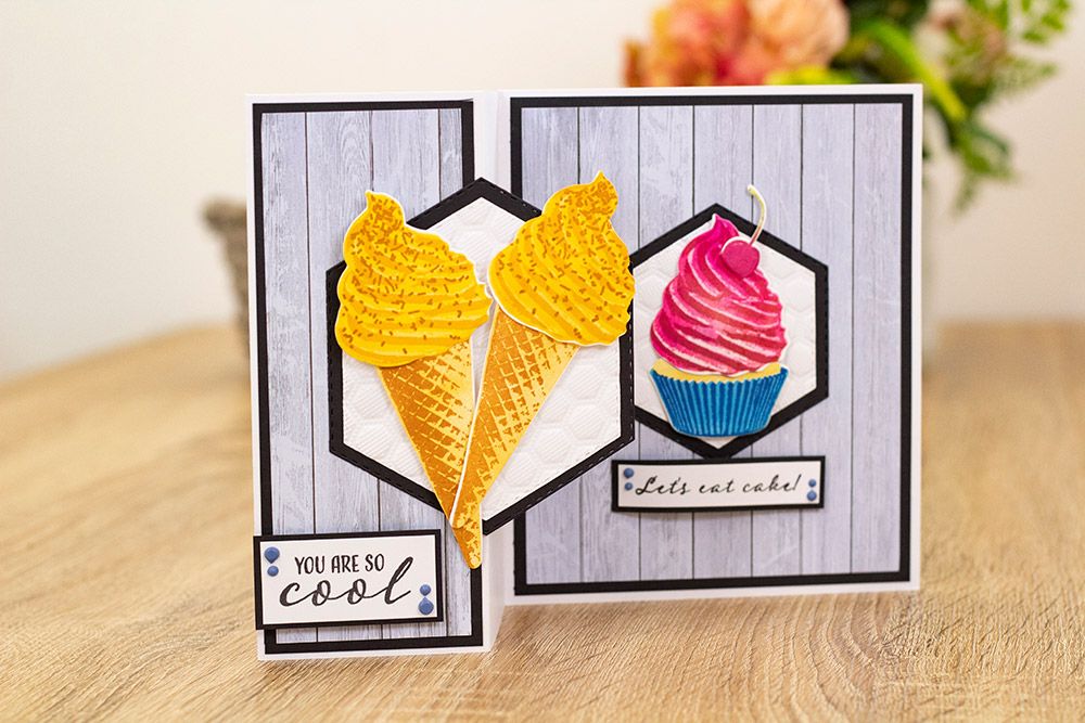 Gemini Layering Stamp and Die - Sweet Treats