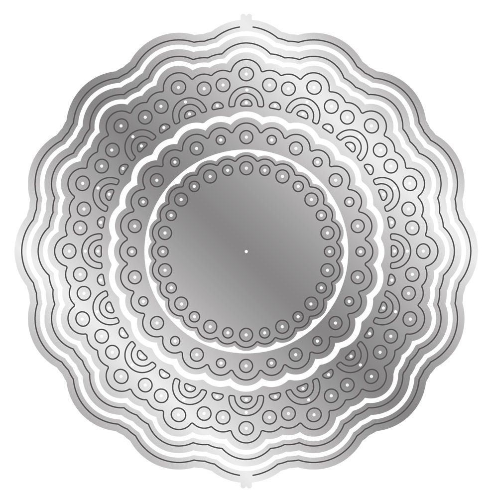 Gemini Ornate Pop Out Create a Card Die - Grande Circle