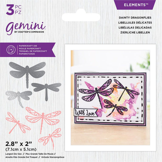 Gemini - Elements - Dainty Dragonflies