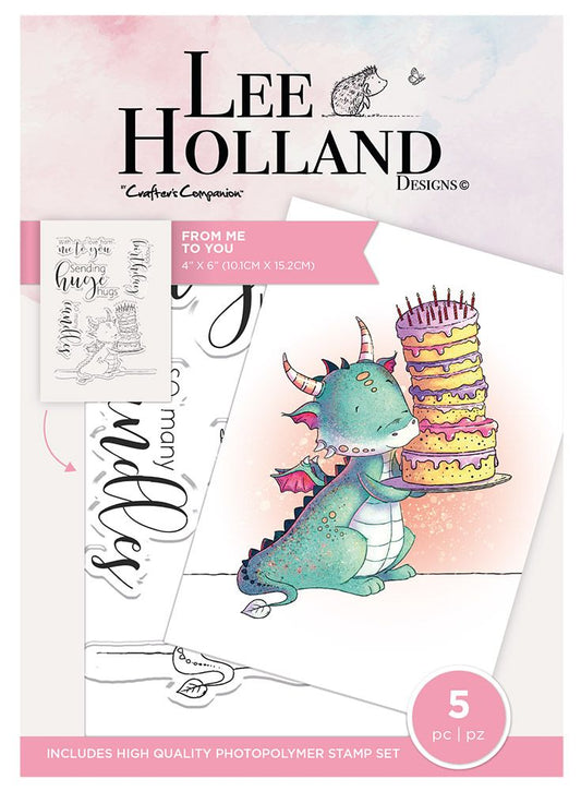 Lee Holland Photopolymer Stamp - From Me to You