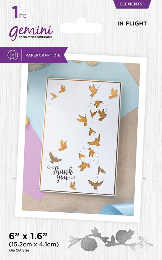 Gemini Confetti Border Elements Die - In Flight