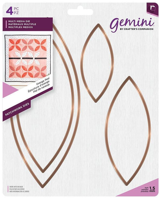 Gemini Multi Media Patchwork Die - Orange Peel