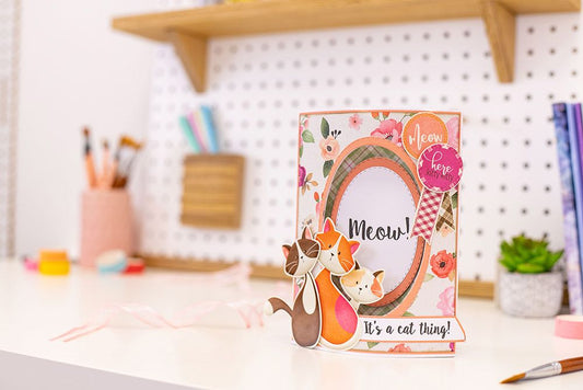 Nitwits - Pawsitivity - Stamp & Die Set - Purrfect