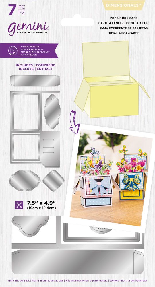 Gemini - Pop Up Box Card Base Die