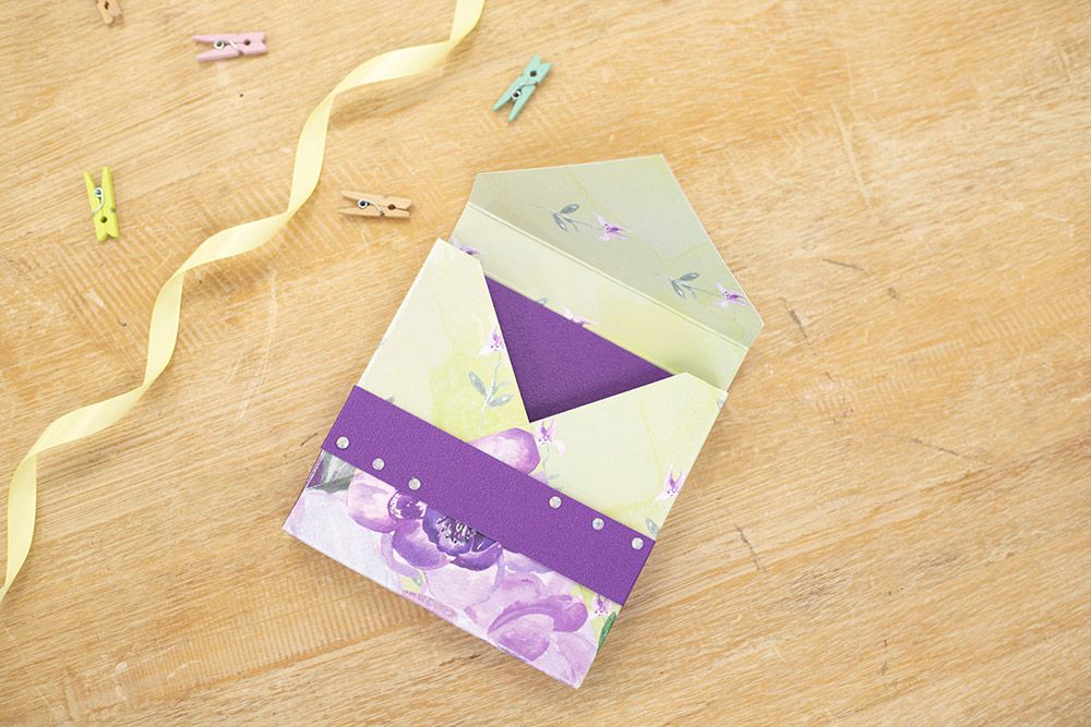 CC - 12"x12" Pearl pad - Sage & Purple Pearl