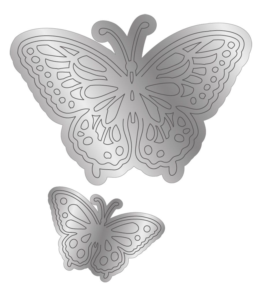 Positive Thoughts Metal Die - Delicate Butterfly