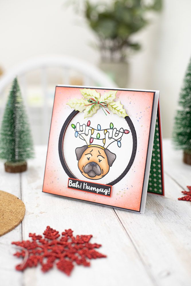 Crafters Companion Punny Christmas Photopolymer Stamp - Bah! Humpug