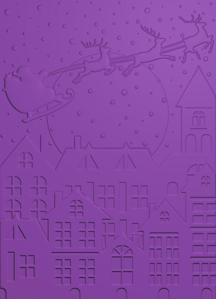 Gemini 3D Embossing Folder & Stencil - Over the Rooftops