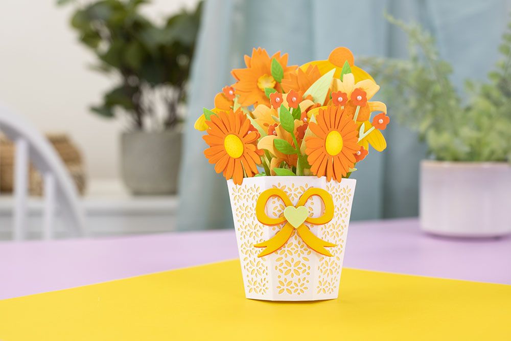 Gemini Pop-Up Vase Die - Pretty Vase