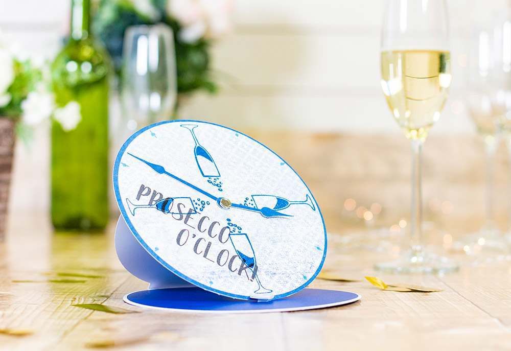 Crafters Companion Clear Acrylic Stamps - Prosecco OClock