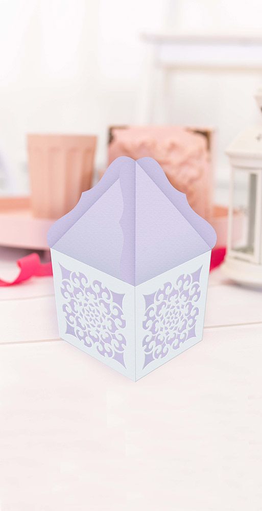 Gemini Dimensionals Die and Stencil - Country Cottage Favour Box