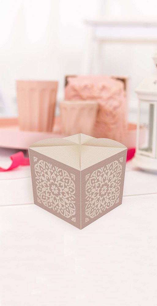 Gemini Dimensionals Die and Stencil - Ornate Favor Box