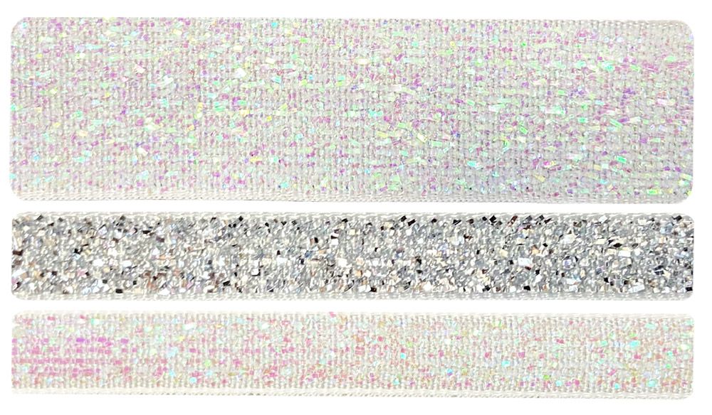 Sara Signature Winters Sparkle - Glitter Ribbon