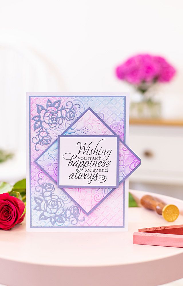 Sara Signature Rose Garden - A6 Photopolymer Stamp - Happiness Blooms