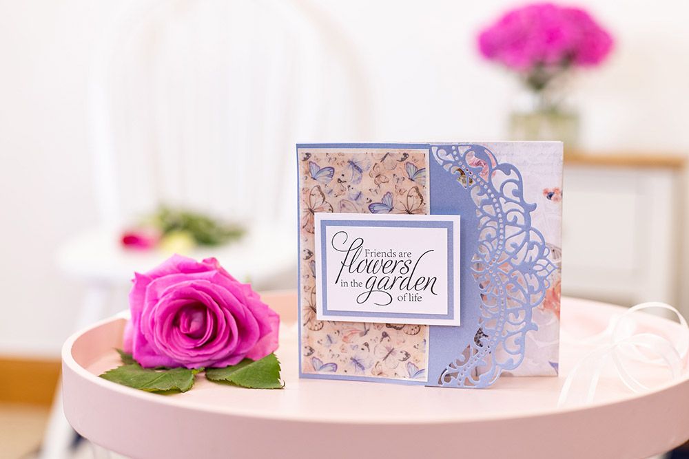 Sara Signature Rose Garden - A6 Photopolymer Stamp - Happiness Blooms
