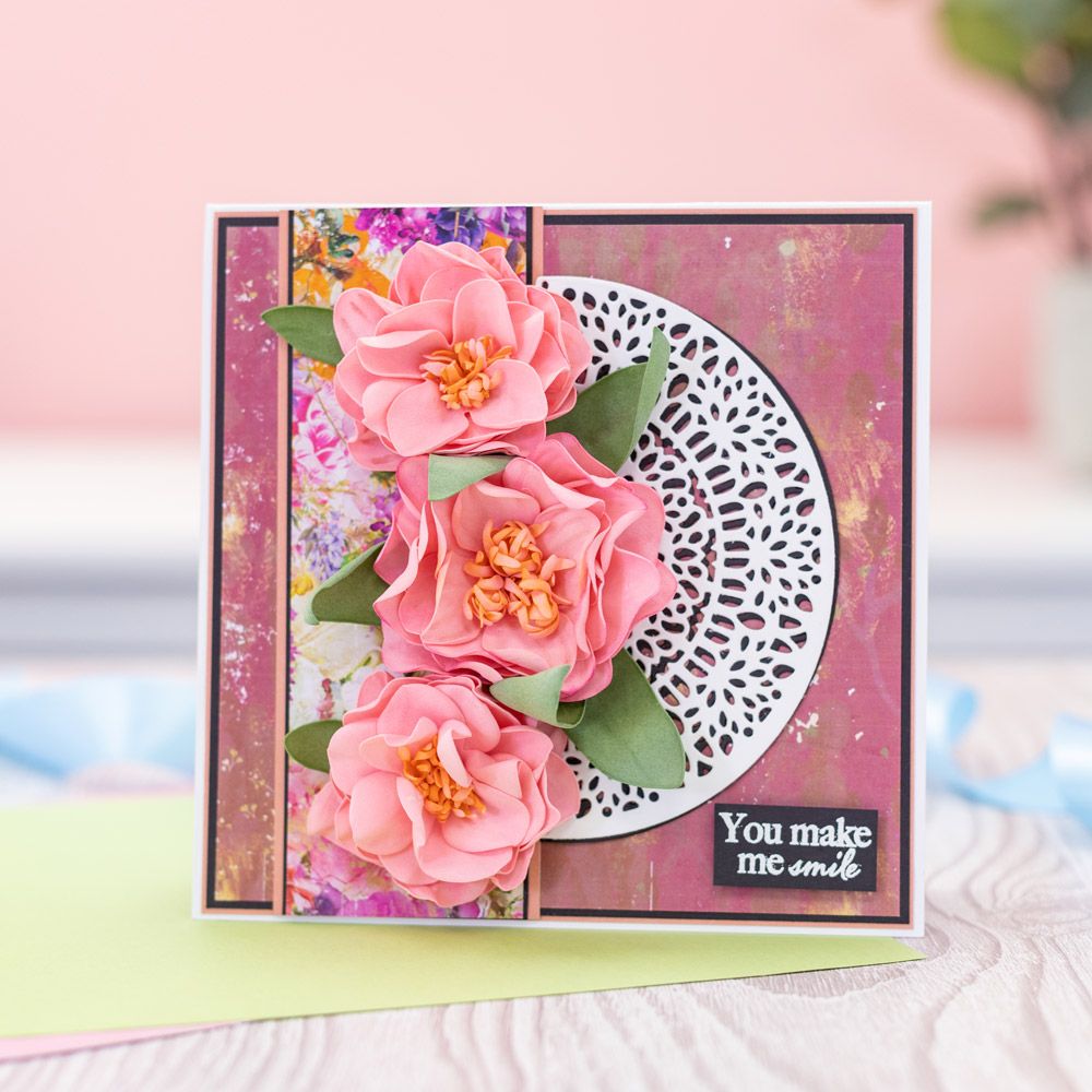 Sara Signature Say It With Flowers Die - Intricate Arc