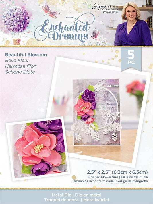 Sara Signature - Enchanted Dreams - Metal Die Set - Beautiful Blossom