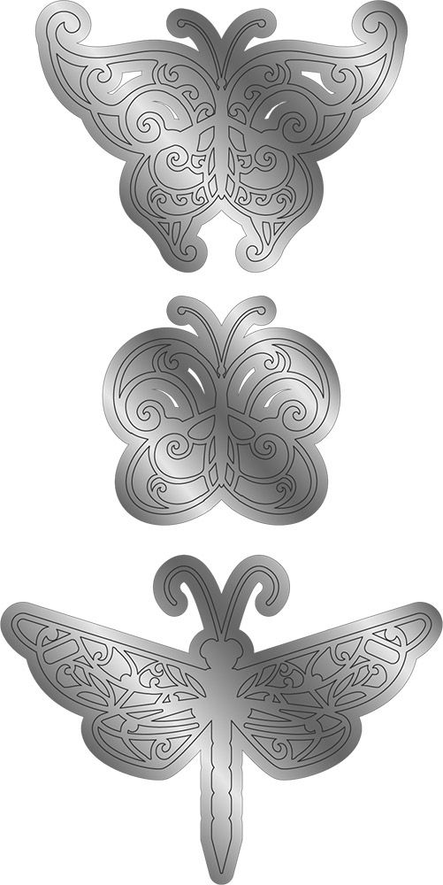 Sara Signature - Enchanted Dreams - Metal Die Set - Fluttering Fantasy