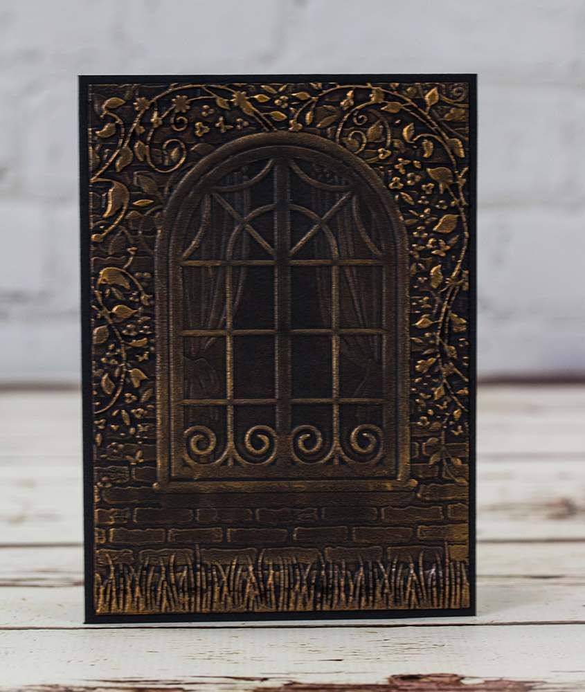 Crafters Companion 5"x7" 3D Embossing Folder - Country Cottage