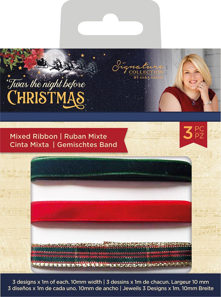 Sara Signature Twas the Night Before Christmas - Mixed Ribbon