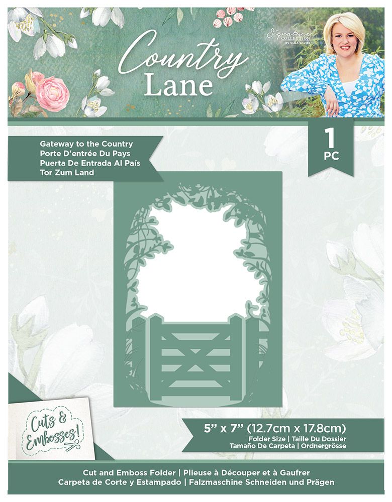 Sara Signature Country Lane Cut and Emboss Folder - Gateway to the Country