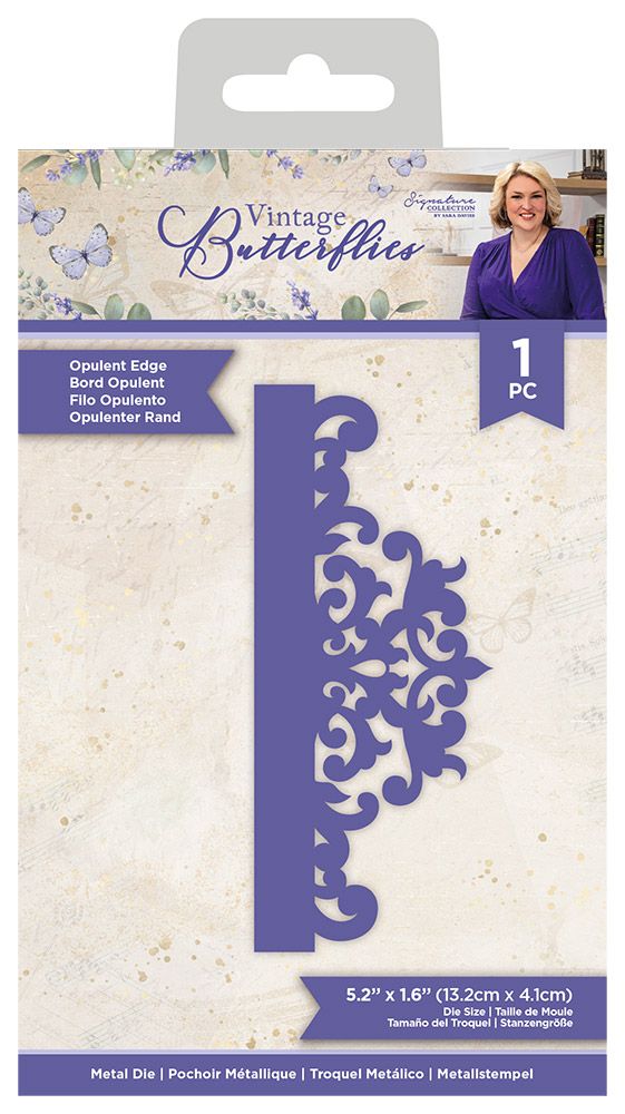 Sara Signature - Vintage Butterflies Metal Die - Opulent Edge