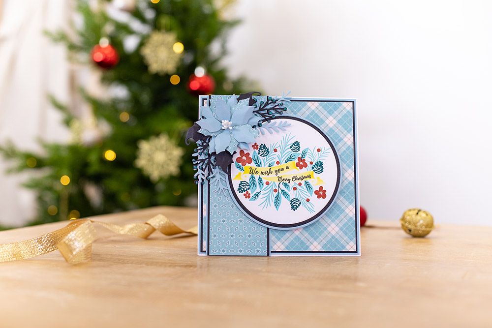 Crafters Companion - Photopolymer Stamp - 6x6 - Yuletide Foliage