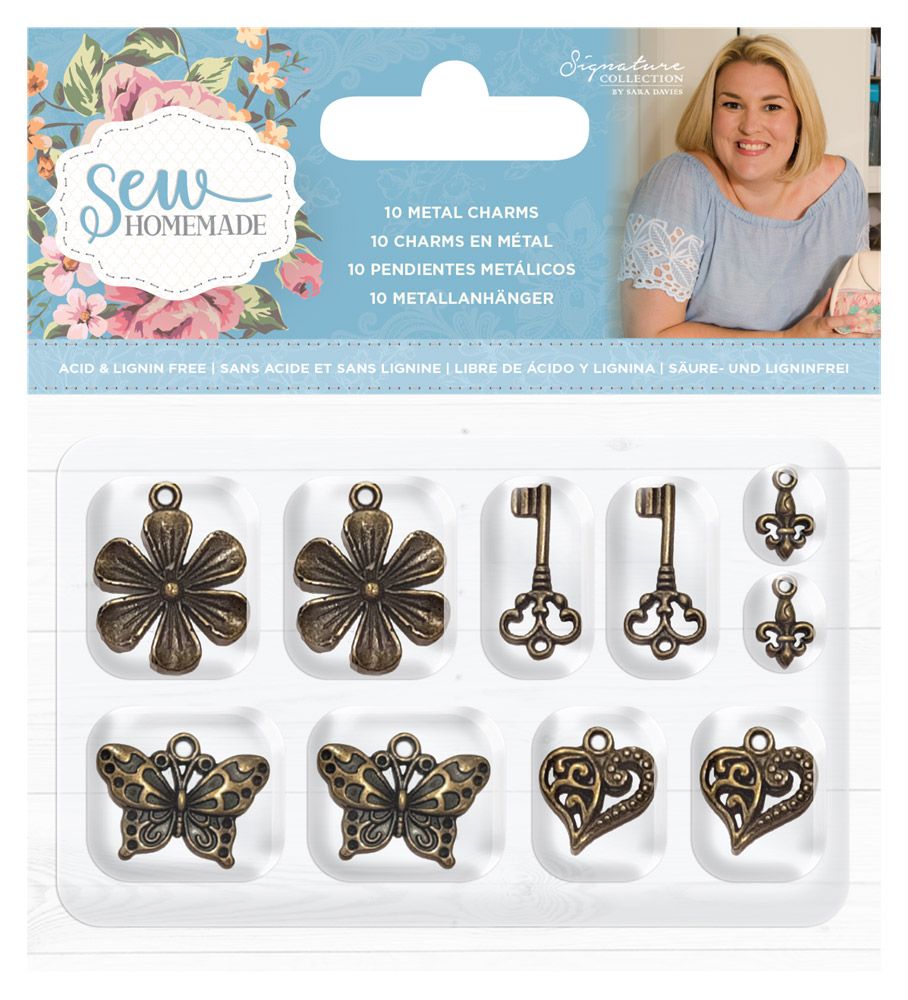 Sara Signature Sew Homemade - Metal Charms