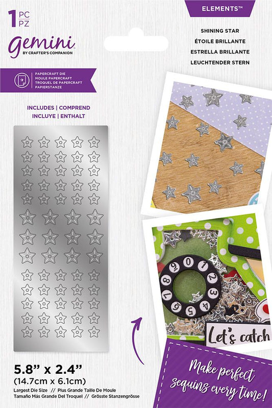 Gemini Elements Sequin Die - Shining star