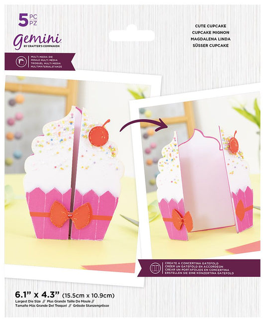 Gemini - Multi Media Die - Cute Cupcake