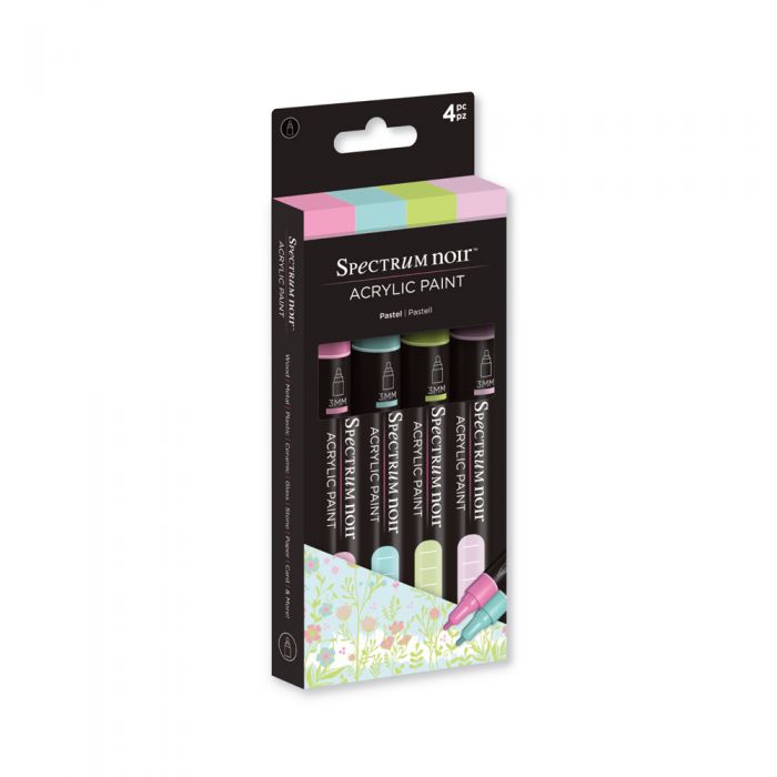 Spectrum Noir Acrylic Paint Marker (4PC)-Pastel