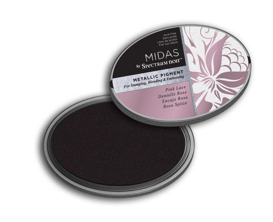 Midas Metallic Ink Pad - Pink Lace