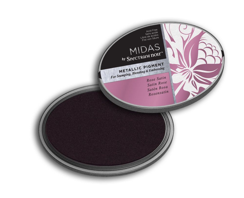 Spectrum Noir - Inkpad - Midas Metallic Pigment Rose Satin